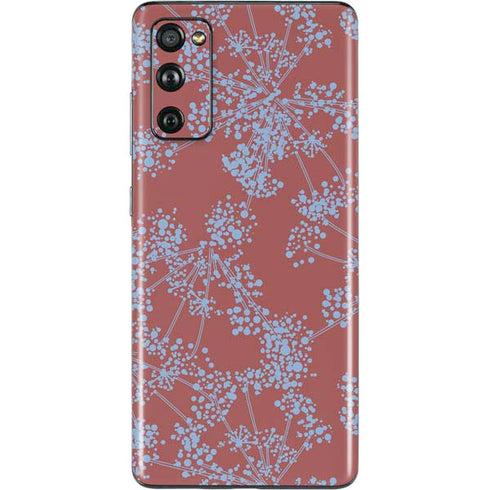 Airy Blue Floral Galaxy S20 Fan Edition Skin